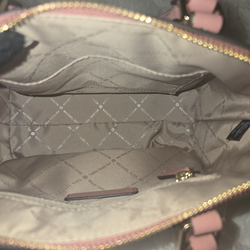 Michael Kors Pink and Wine Women's Bag - Picture 3 of 5